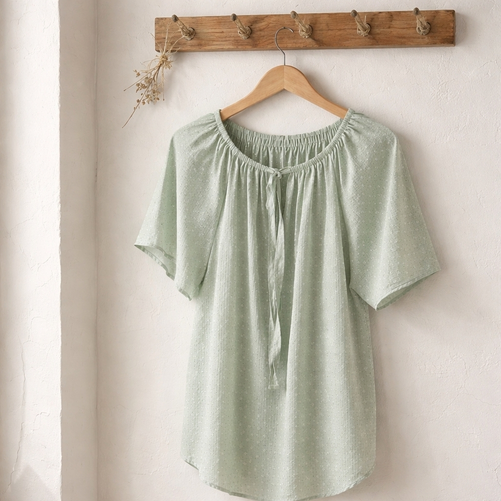 Ruff Hewn, Light Blue, Top, Size: M